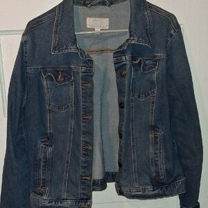 Time and Tru Light Blue Denim Jacket